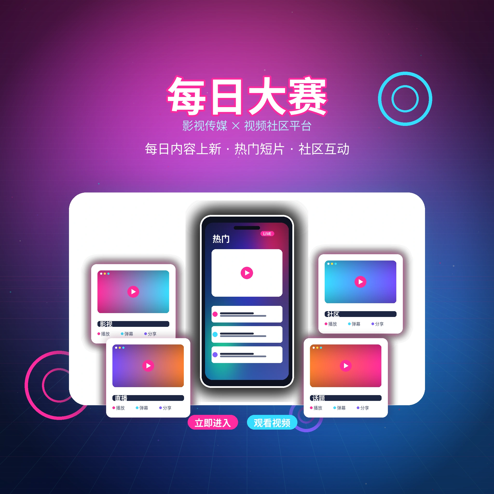 每日大赛关于品牌展示